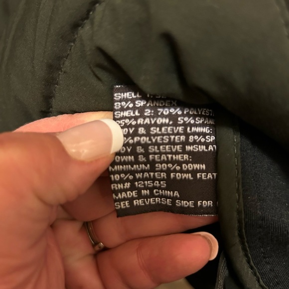 Michael Kors Men’s Down Jacket Green Sz M - Picture 14 of 14